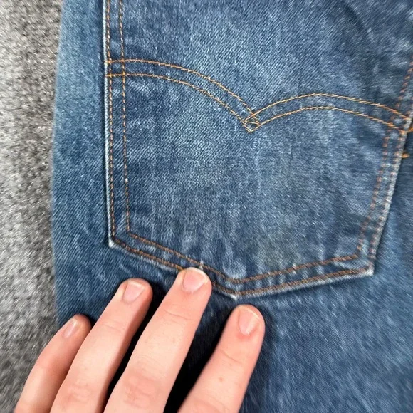 Vintage Levis Orange Tab Bootcut Jeans Mens 38x31 Fits 36x30 80s 20517-0217 USA